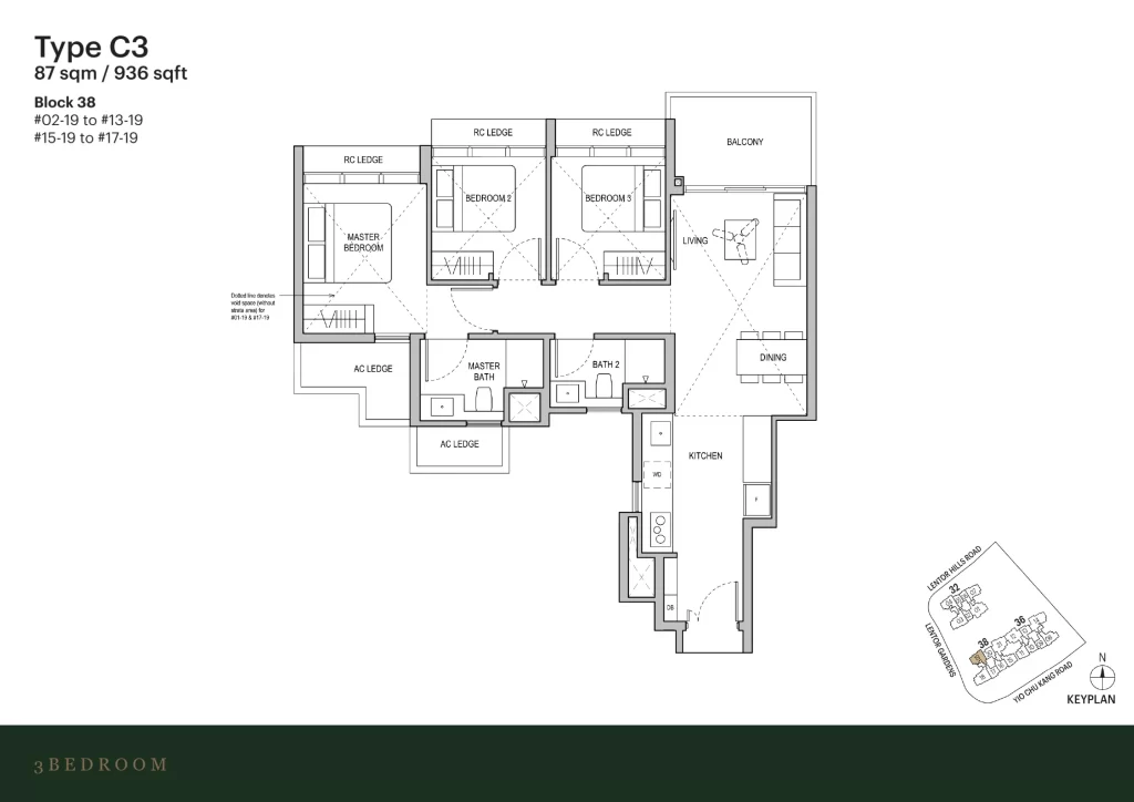 Lentoria 2024 condo new launch condo codominium singapore subsale just TOP freehold sg sgcondolaunchpad floorplan floor plan