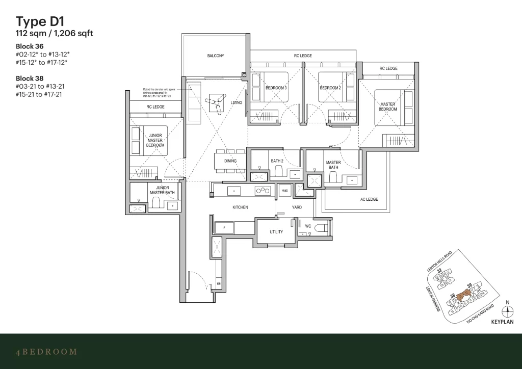 Lentoria 2024 condo new launch condo codominium singapore subsale just TOP freehold sg sgcondolaunchpad floorplan floor plan